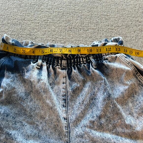 Vintage Jordache Acid Wash Pull On Jean Shorts Women's Size 10 1980s Early 1990s - Picture 8 of 9